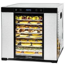 Rommelsbacher Dörrautomat, Edelstahl/schwarz,1000W