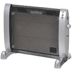Keramikheizstrahler MAXIMO 1000, 1kW 230V 30m³ 54x44x23cm schwarz-silber