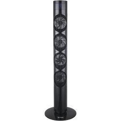 Säulenventilator Dolmen 4, 25W 230V 3,5kg 34x117x34cm schwarz