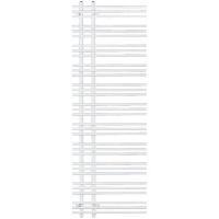Badtuchradiator Bora 3, 800W, 230V, 18,7kg, 60x178x3,5cm, weiss