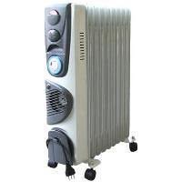 Oelradiator Modell 7D 1500W weiss-grau